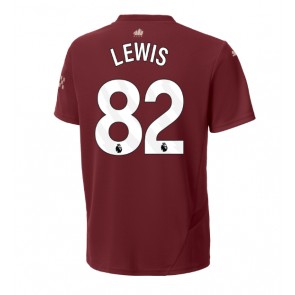 Manchester City Rico Lewis #82 Tredje trøje 2024-25 Kort ærmer